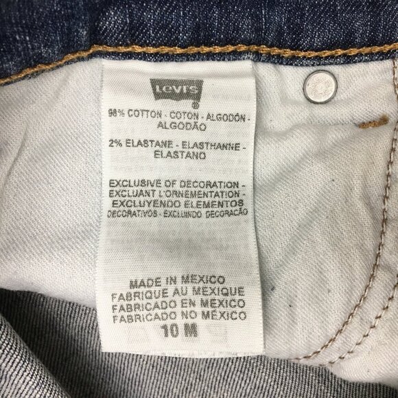 Levi's Women's Skinny Jeans Mid Rise Stretch size 10 length 31" - Picture 8 of 9